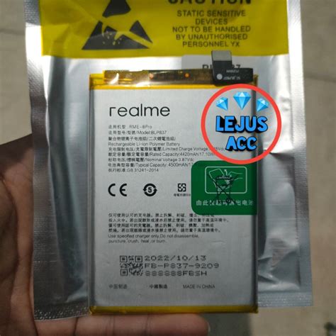 Jual Baterai Batre Battery Realme 9 Pro Plus BLP837 Original Shopee