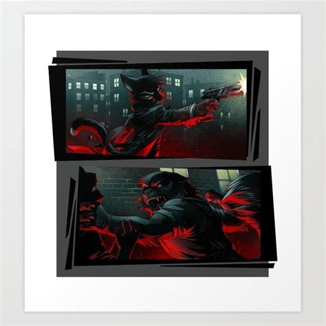 Lackadaisy Mordecai And Viktor Art Print By Lackadaisycats X Small