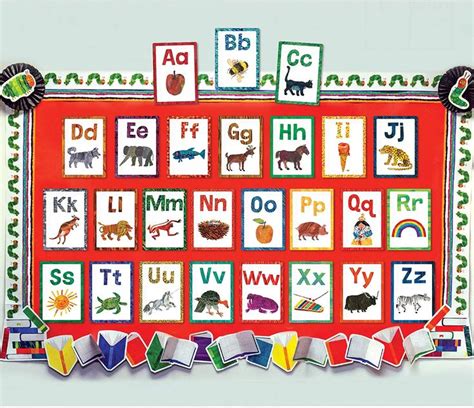 Carson Dellosa Education World Of Eric Carle Alphabet Bulletin Board