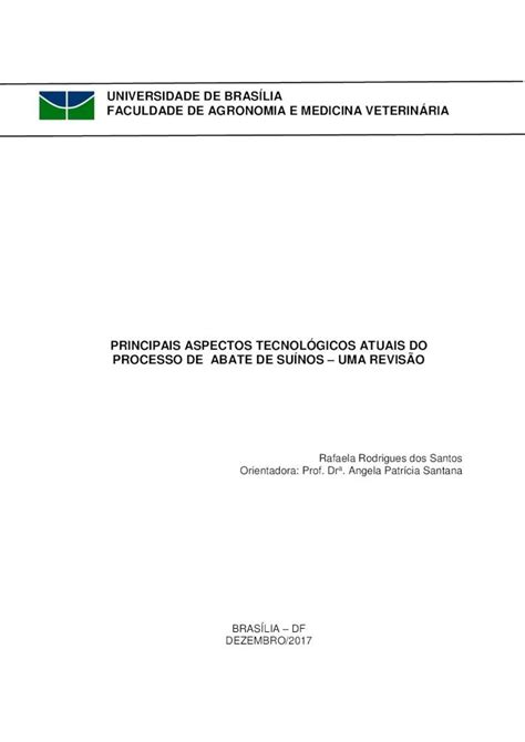 Pdf Principais Aspectos Tecnol Gicos Atuais Do Iv Folha De