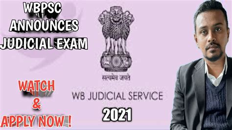 West Bengal Judicial Service 2021 Declared Scheme And Syllabus YouTube