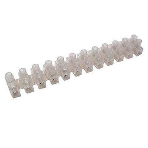 Cavico 20a Pvc Connector Terminal Block White