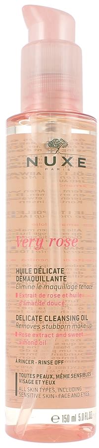 Huile D Licate D Maquillante Very Rose Nuxe Flacon De Ml