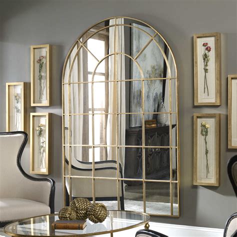 Grantola Arch Mirror, Gold | Uttermost