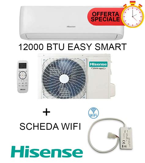 Kit Climatizzatore Easy Smart Btu Scheda Wifi W Gx New Easy