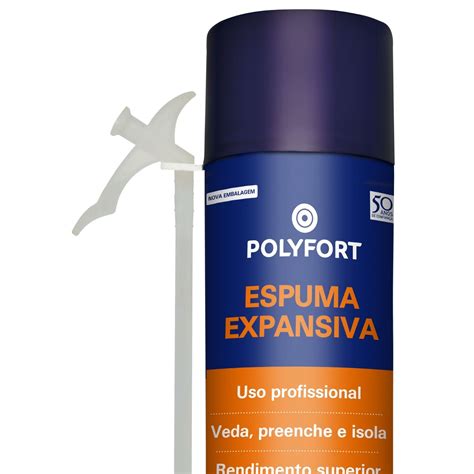 Polyfort Espuma Expansiva Pu Profissional 500ml 320g Pulvitec Star