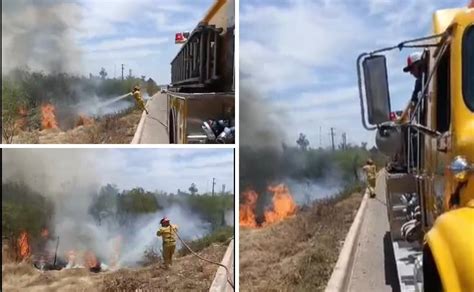 Se Incendia Maleza Cerca De Las Instalaciones De Pemex En Sinaloa