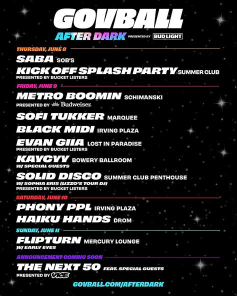 Governor’s Ball Announces 2023 After Dark lineup | // MELODIC Magazine