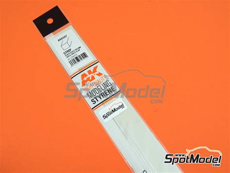 Ak Interactive Ak6507 Plasticard Strips 050 X 050 Mm 10 Units Ref Ak6507 Spotmodel