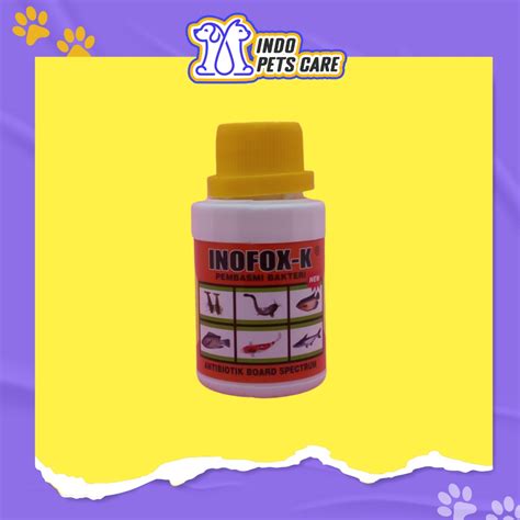 Jual Obat Infeksi Ikan Inofox K Ml Original Pembasmi Bakteri