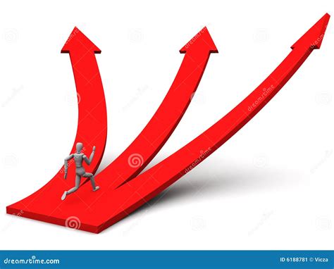 Follow the right path stock illustration. Illustration of character ...