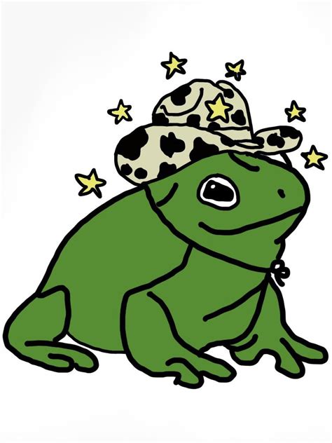 Frog With Cowboy Hat Drawing Drawing Word Searches