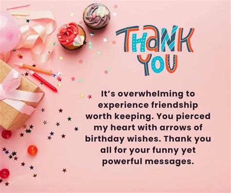 85 Thank You Everyone For The Birthday Wishes Quotes Messages Card