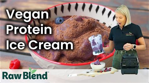 How To Make Vegan Protein Ice Cream In A Vitamix Blender Recipe Video