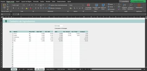 Como Calcular CMV De Restaurante Excel Genial