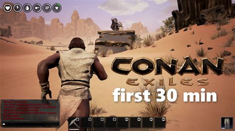 Conan Exiles コナンエグザイル 最初の30分ぐらい Early Access Youtube