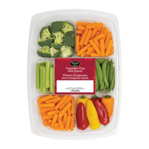 Taylor Farms Vegetable Tray With Ranch