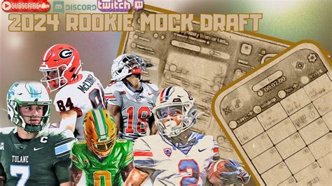 Dynasty Superflex Rookie Mock Draft 2024 YouTube