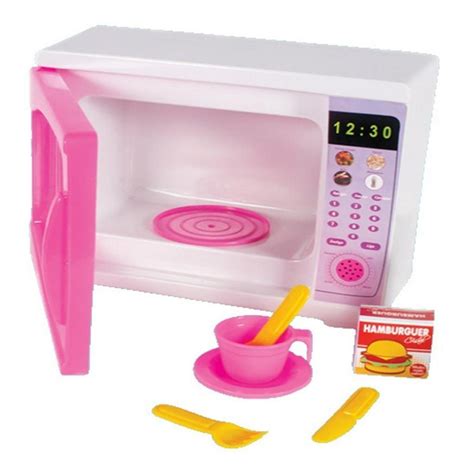 Microondas Brinquedo Rosa Infantil Interativo Fala Frases Shopee