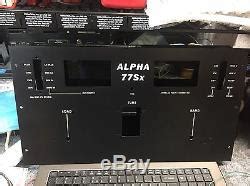 Alpha 77sx And 77dx Eto Amplifier Reproduction Front Panel Ham Radio