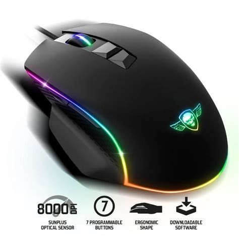 Mouse Gaming Spirit Of Gamer Pro M Dpi Discoazul