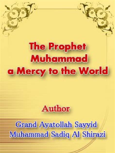 The Prophet Muhammad A Mercy To The World Pdf Pdf Muhammad Ali