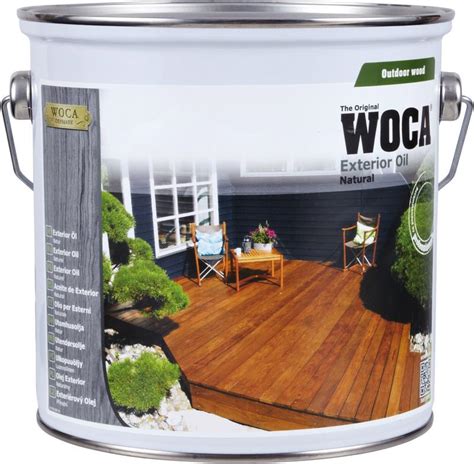 WOCA Terrassen Exterior Öl Lärche 2 5 liter Woca Terrassen Öl Woca