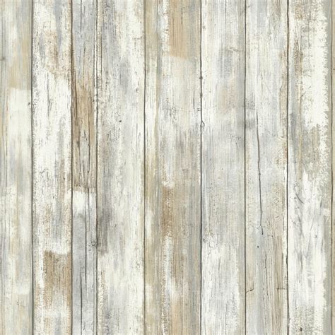 RoomMates Tan Woodplank Peel and Stick Wallpaper - Walmart.com