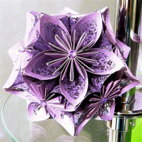 Purple Origami Flower