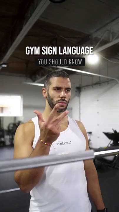 Gym Sign Language You Should Know Gymaholic Fitness App