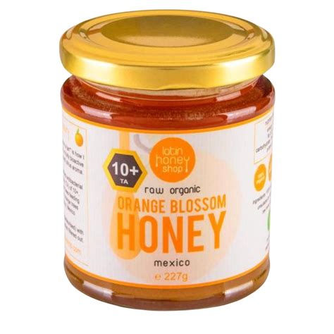 Latin Honey Shop Raw Organic Orange Blossom Honey 227g Villa Market