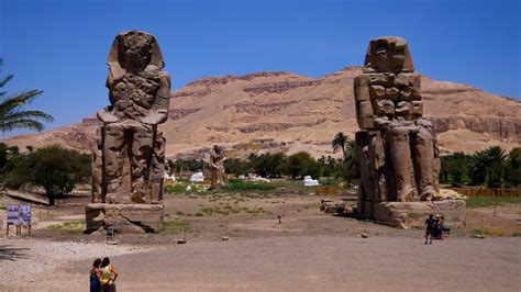 LES COLOSSES DE MEMNON Louxor Egypte Tym Vidéo Production