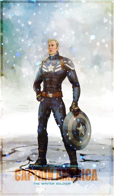 Captain America Winter Soldier By Zartbitter Salat On Deviantart