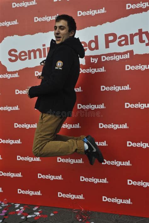 Semi Naked Party By Desigual Barcelona Editorial Image Image Of Semi Poster 28530935
