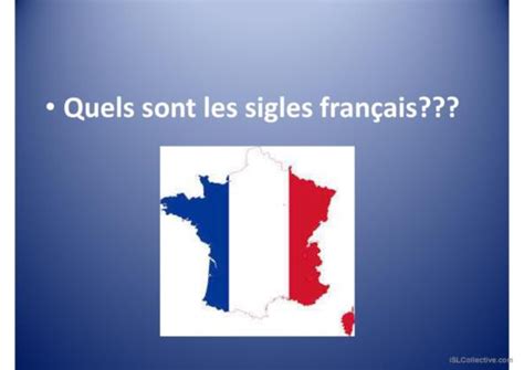 1 Sigles Français FLE powerpoints