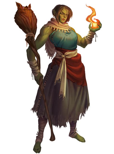 Half Orc Female Pathfinder