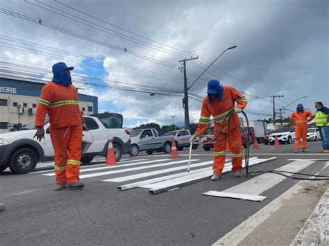 Prefeitura Investe Na Sinaliza O De Vias Para Melhoria Da Seguran A E