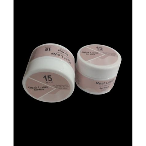 Gel Real Love Hard Nude N Shopee Brasil