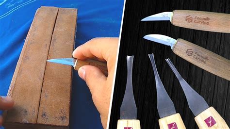 How To Sharpen Gouges And Carving Knives With Simple Homemade Material