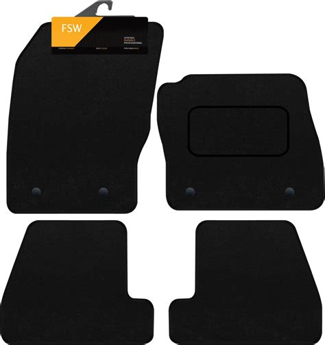 FSW Tailored Mats Fits FORD Focus March 2011 2018 Black Carpet