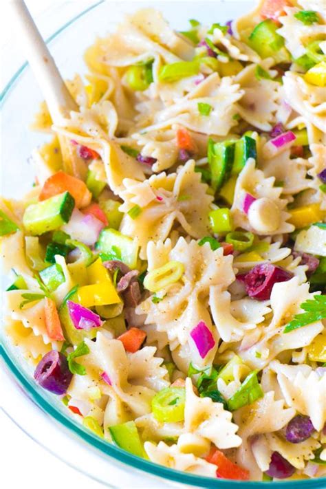 Best Vegan Mediterranean Veggie Pasta Salad Recipe Pasta Salad