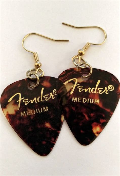 Guitar Pick Earrings - Etsy