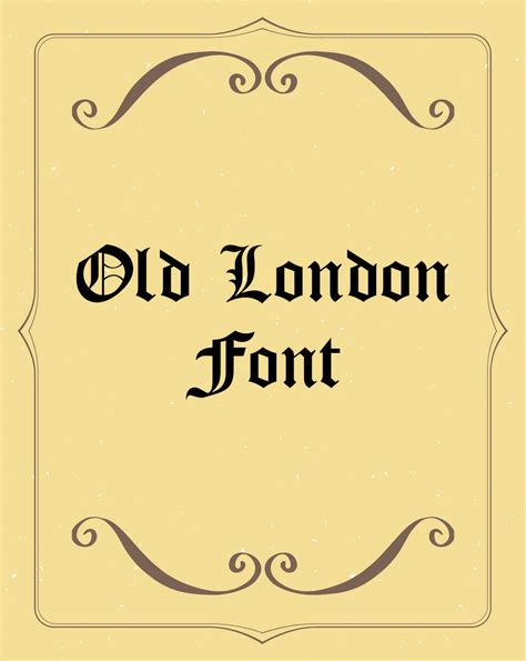 Old London Font Free Download