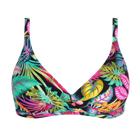 Plus size triangle bikini top Antigel La Forêt Magic