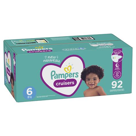 Pampers Cruisers Active Fit Taped Diapers Size 6 92 Count