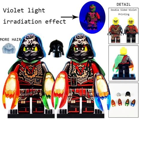 Ninjago Time Twins Krux and Acronix SK01 Minifigures - Brixtoy