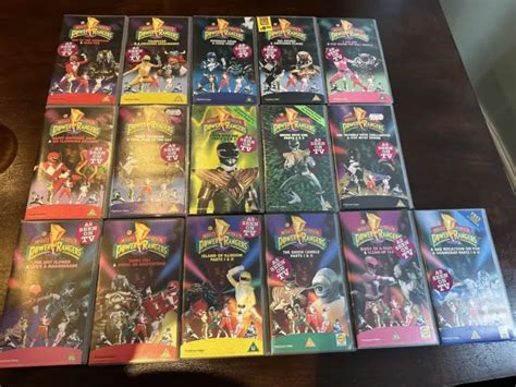 Mighty Morphin Power Rangers Series Volumes Video Vhs Saban Bundle