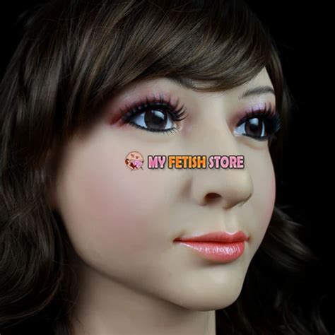 Sf 13 Soft Silicone Realist Human Face Crossdress Full Head Female