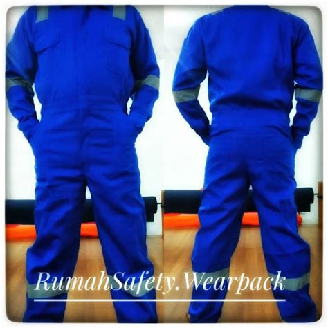 Jual Wearpack Safety Bahan American Drill Maryland Warna Biru Bca