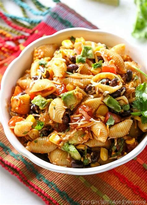 Taco Pasta Salad Recipe Side Potluck Mexican Southwest My Recipe Magic